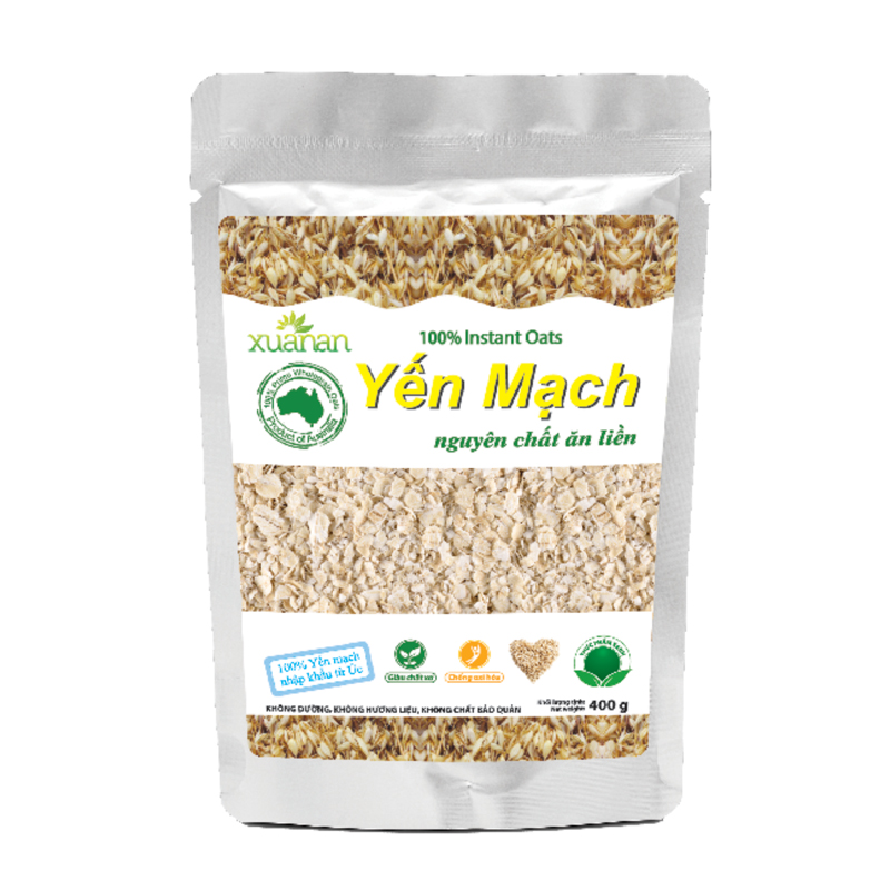 Yến mạch nguyên chất ăn liền hủ 800 gram ( Tặng 1 gói yến mạch 350 gram)