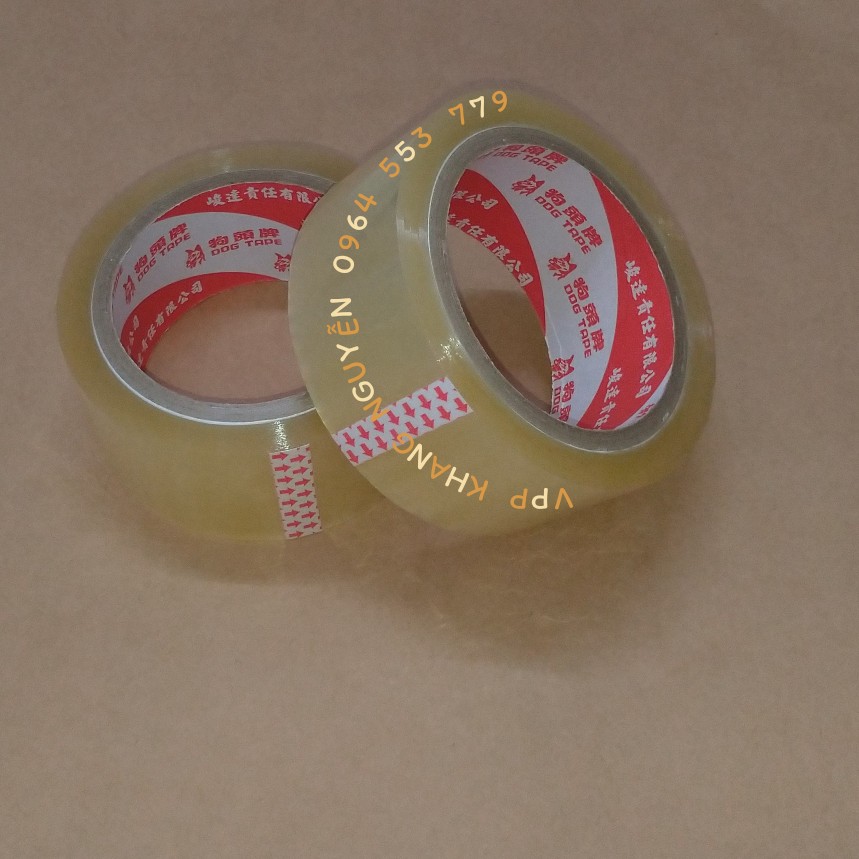 BĂNG KEO TRONG/ĐỤC 5CM 100Y (LỐC 6 CUỘN)