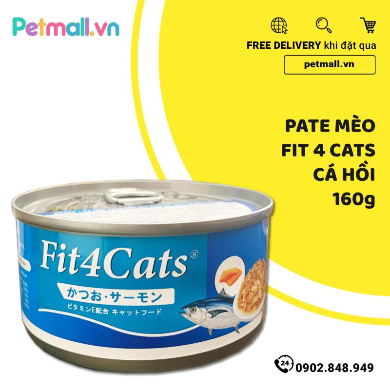 Pate mèo Fit4Cats Cá Hồi 160g - Salmon