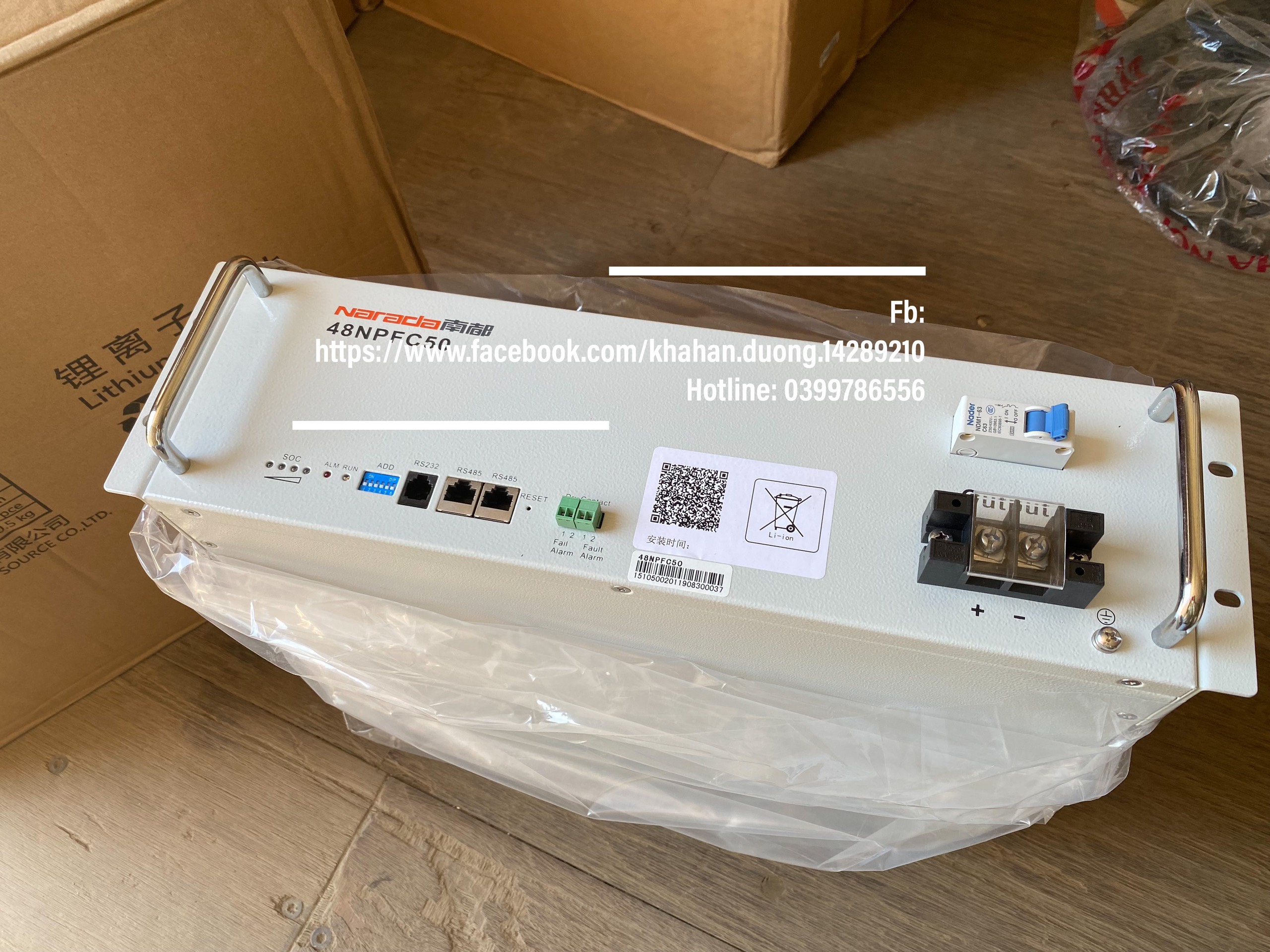 Pin lưu trữ NARADA 48V50AH [CHÍNH HÃNG]