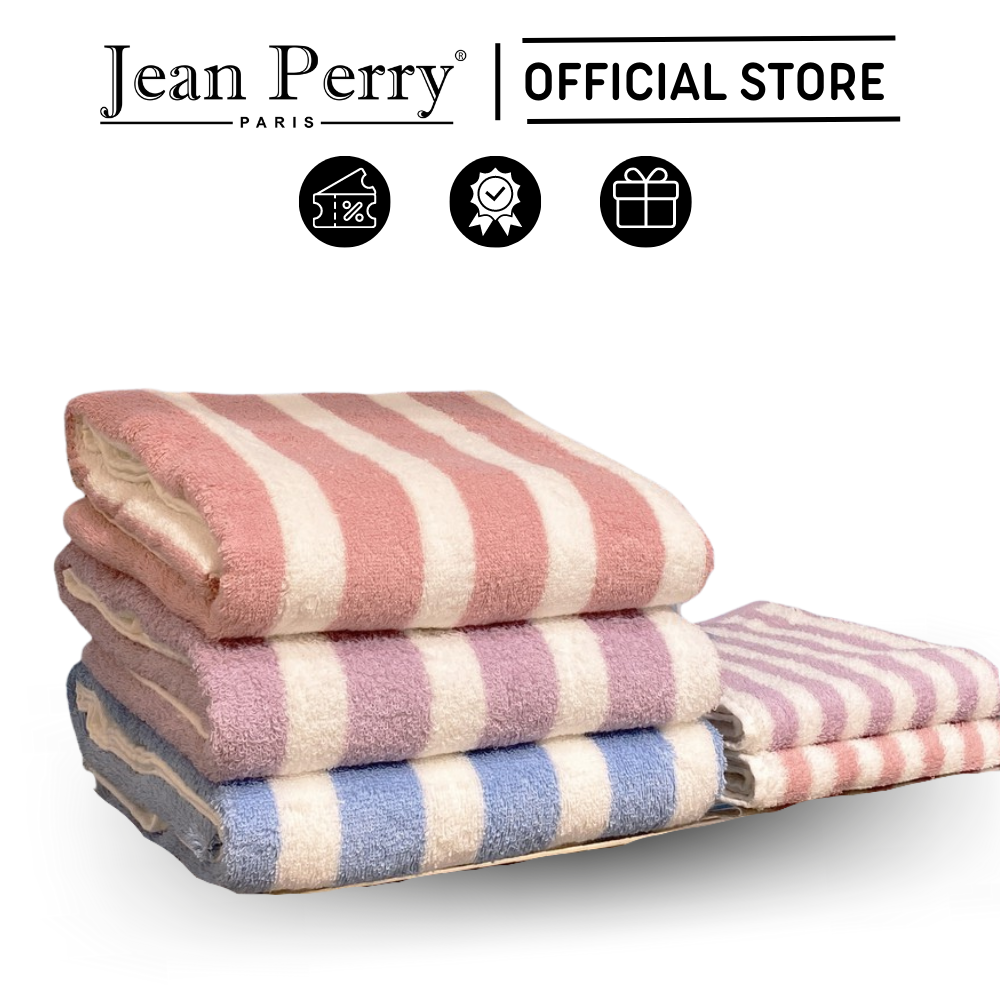 Perry Tokyo stripe cotton towel