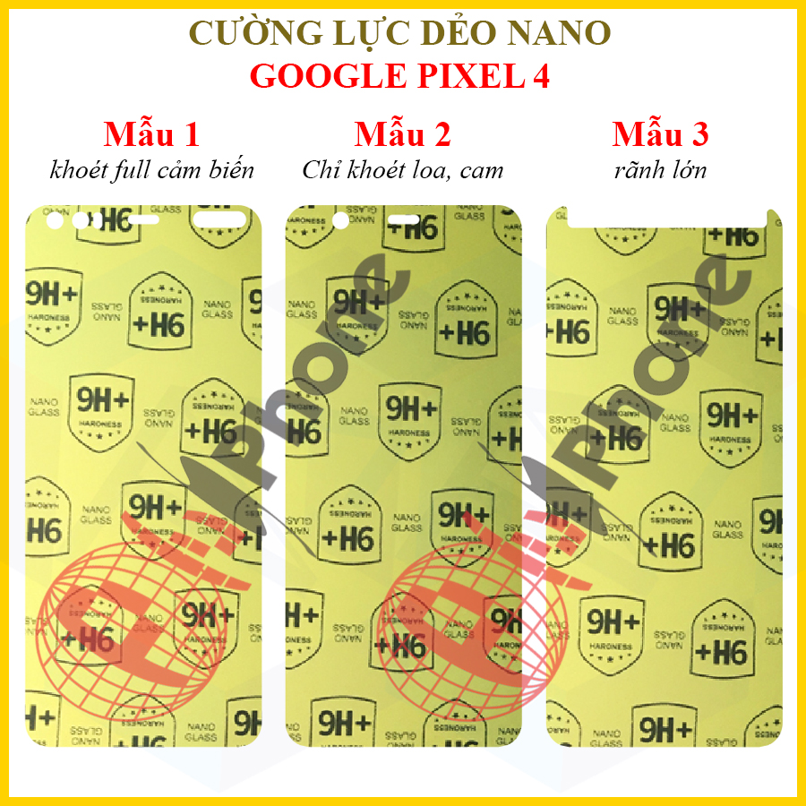Dán cường lực dẻo nano nhiều mẫu Google Pixel 4