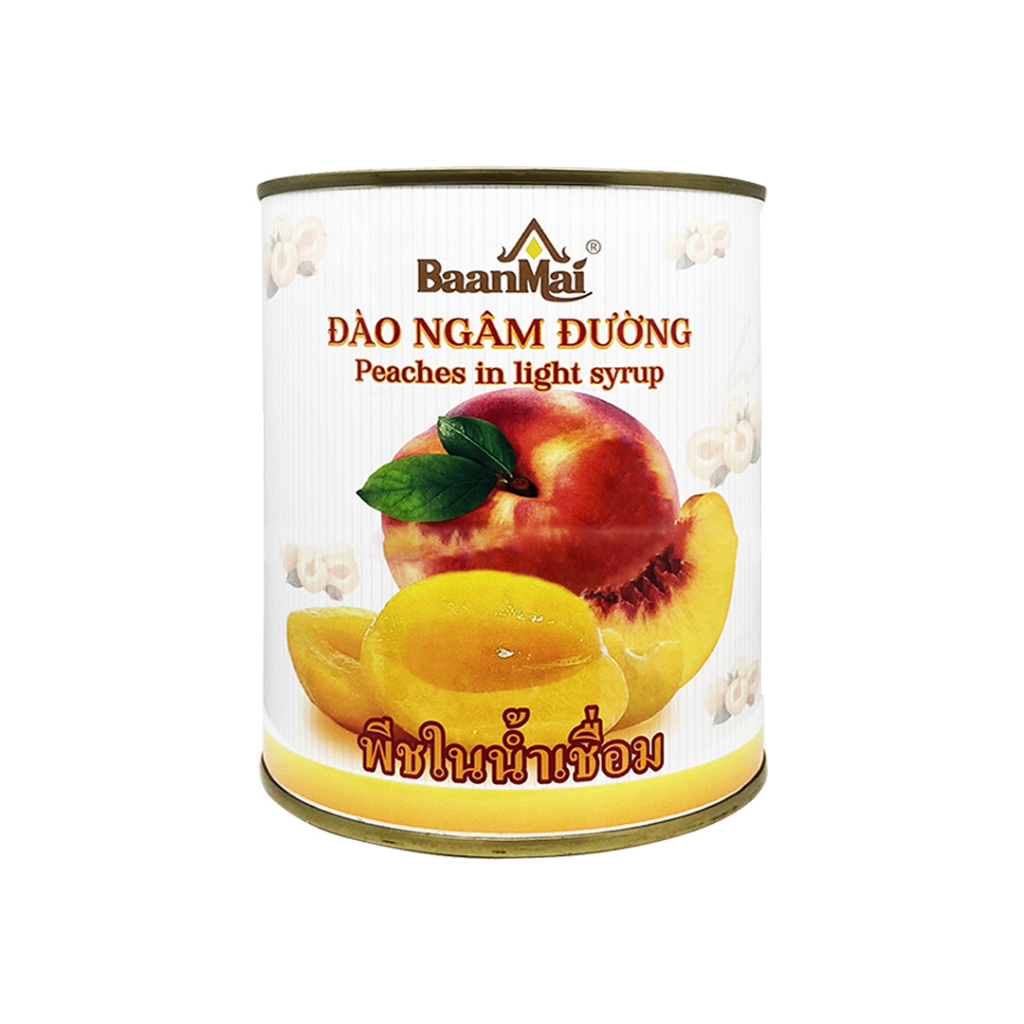 Đào Ngâm Đủ Loại Lon 820g