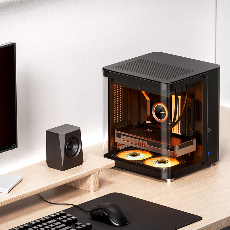 VỎ CASE JONSBO TK-1 BLACK ( MID TOWER/MÀU ĐEN)