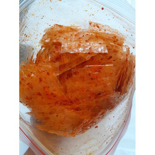 bánh tráng trộn sa tế tôm ăn vặt