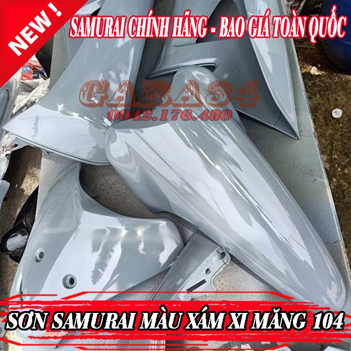 Sơn samurai màu xám xi măng 104