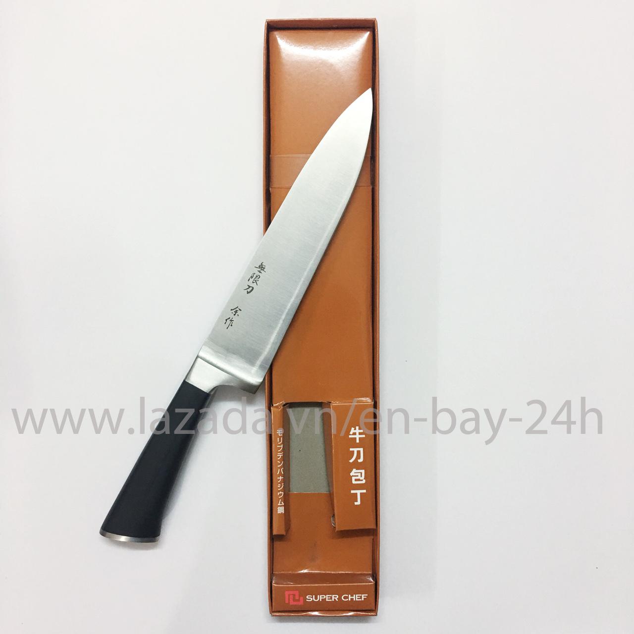 Dao bếp trưởng cao cấp Super Chef lưỡi 20.5cm Tiêu chuẩn Nhật Bản cắt và thái các loại thực phẩm DAO-T
