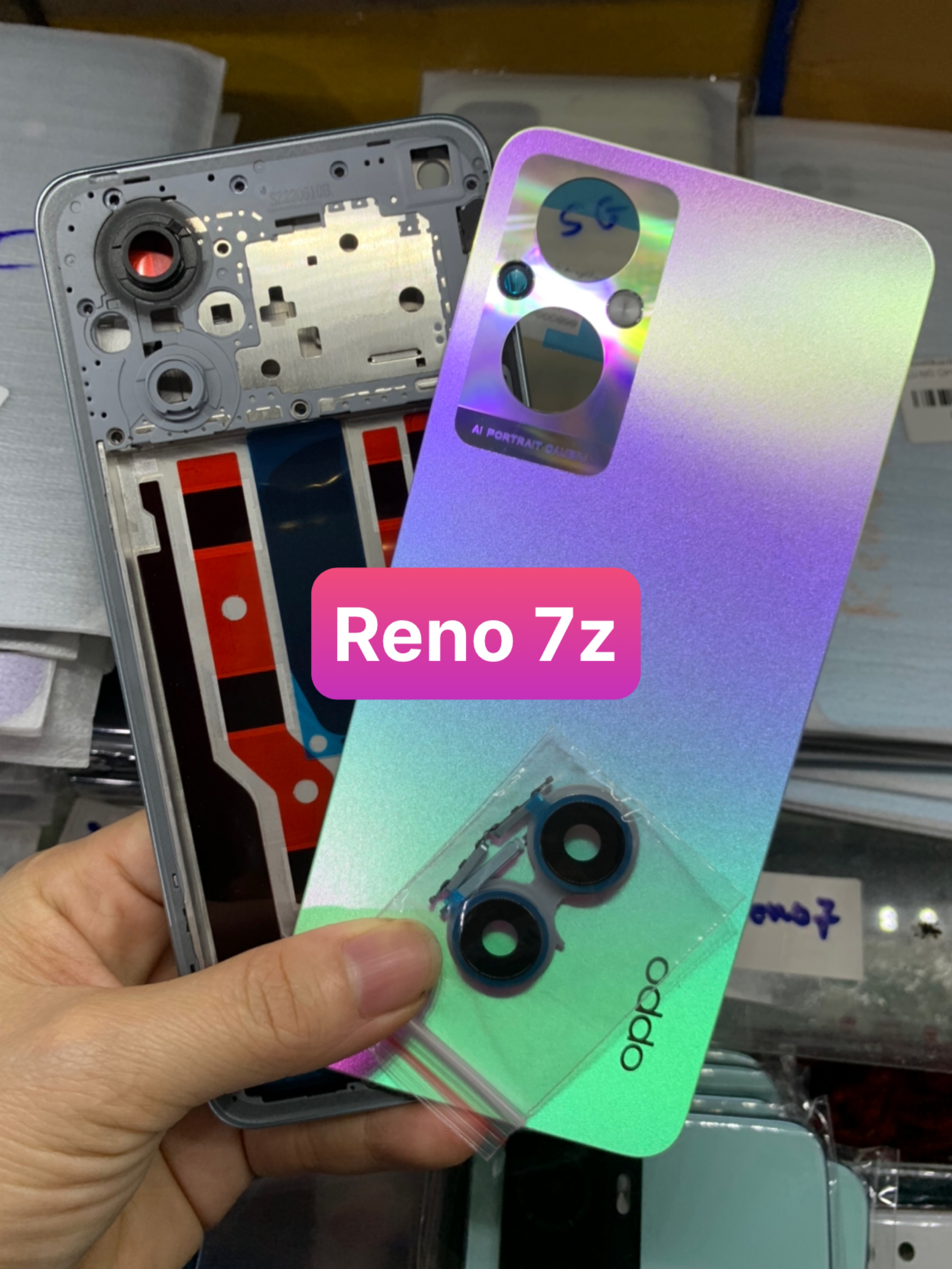 Vỏ bộ zin mới điện thoại oppo reno 7z bộ vỏ mới