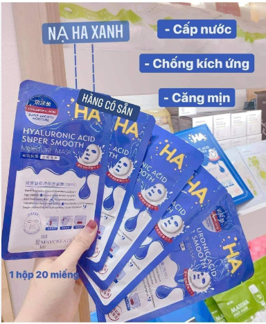 Mặt nạ HA Maycreate xanh 1 miếng bebeau