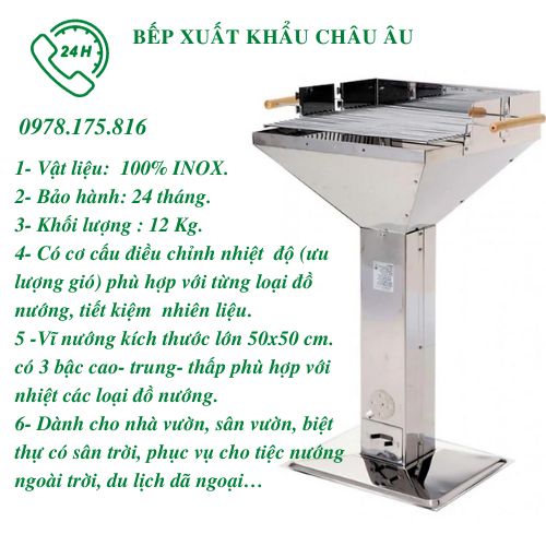 Bếp nướng than hoa CK282
