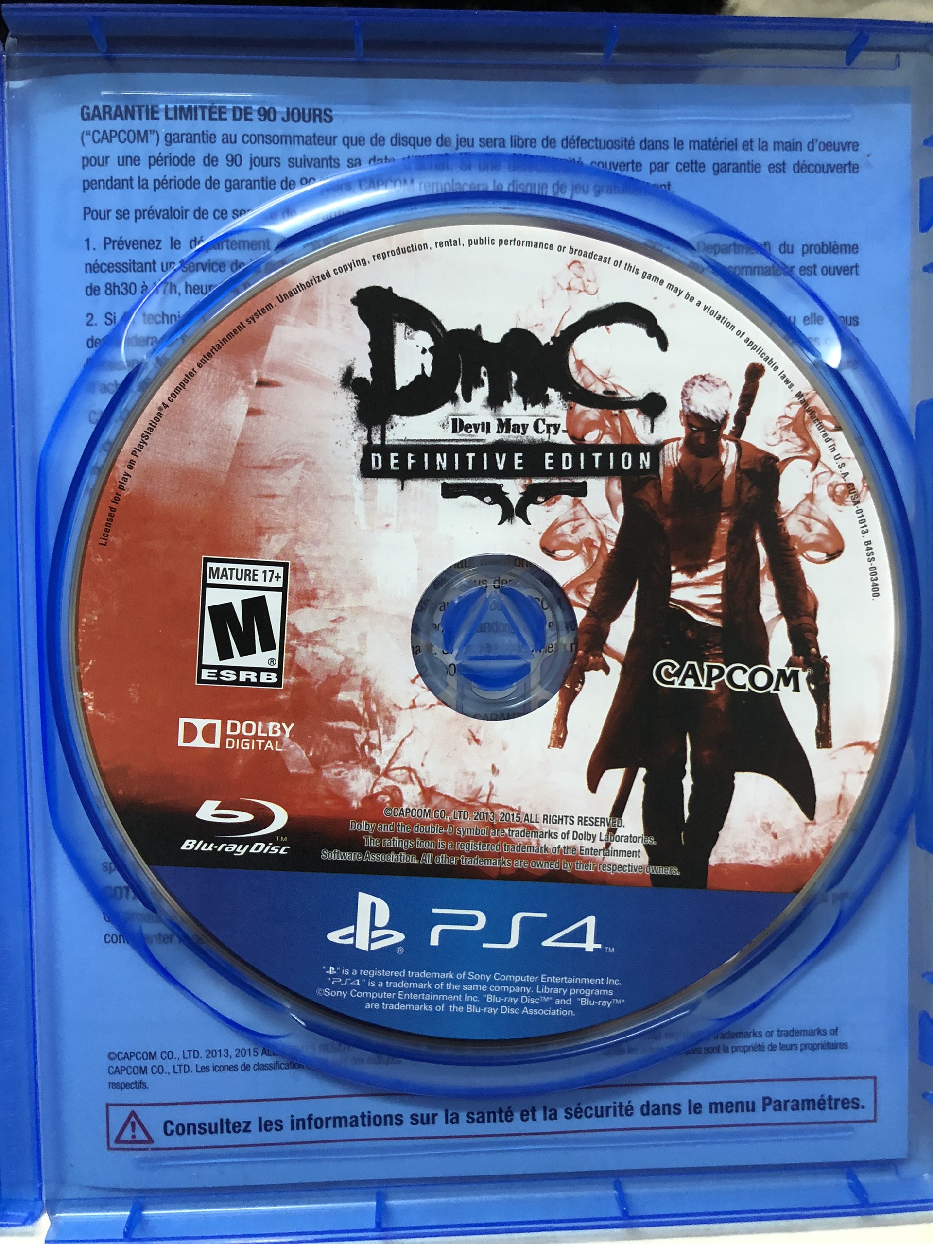 Đĩa game PS4 DMC DEFINITIVE EDITION (2HAND)