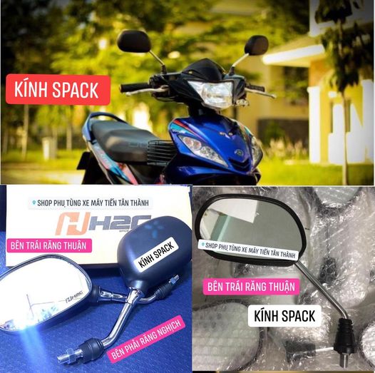 [ KÍNH / GƯƠNG / KIẾNG ]  kính spack h2c gương chiếu hậu xe máy