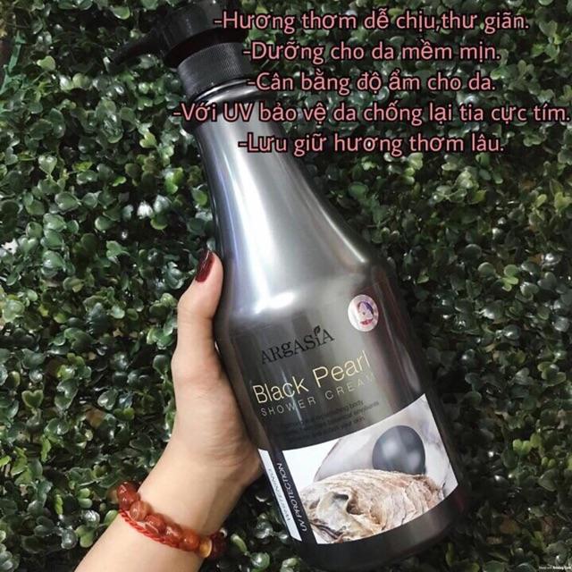 Sữa tắm Argasia 1100ml Malaysia (Màu Đen)