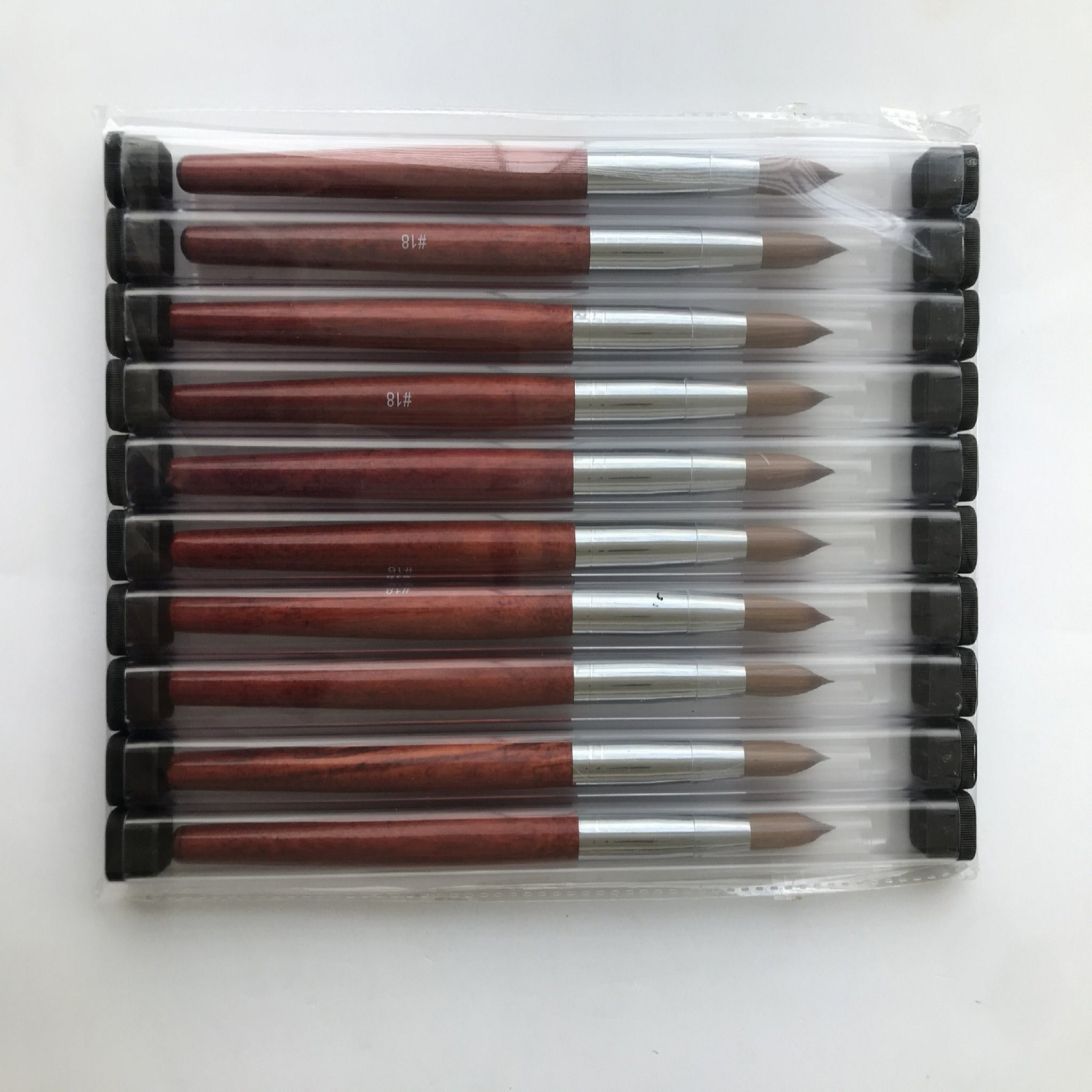 Cây Cọ đắp móng bột, cán gỗ Size số 20