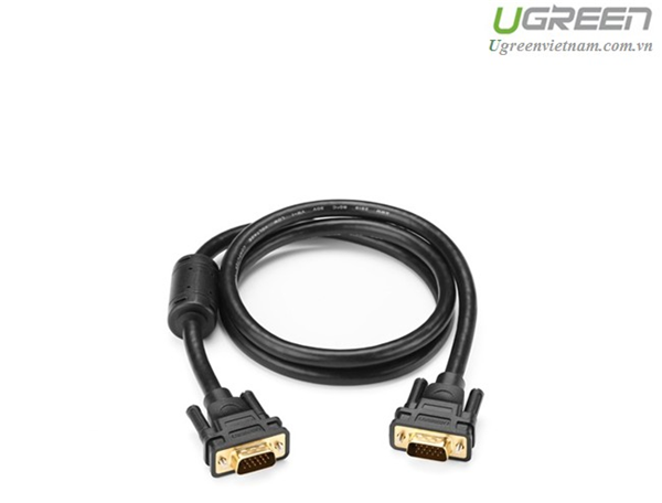 Cáp VGA 3+6C dài 2M cho Màn Hình, Máy Chiếu  Ugreen 11646 Cao Cấp