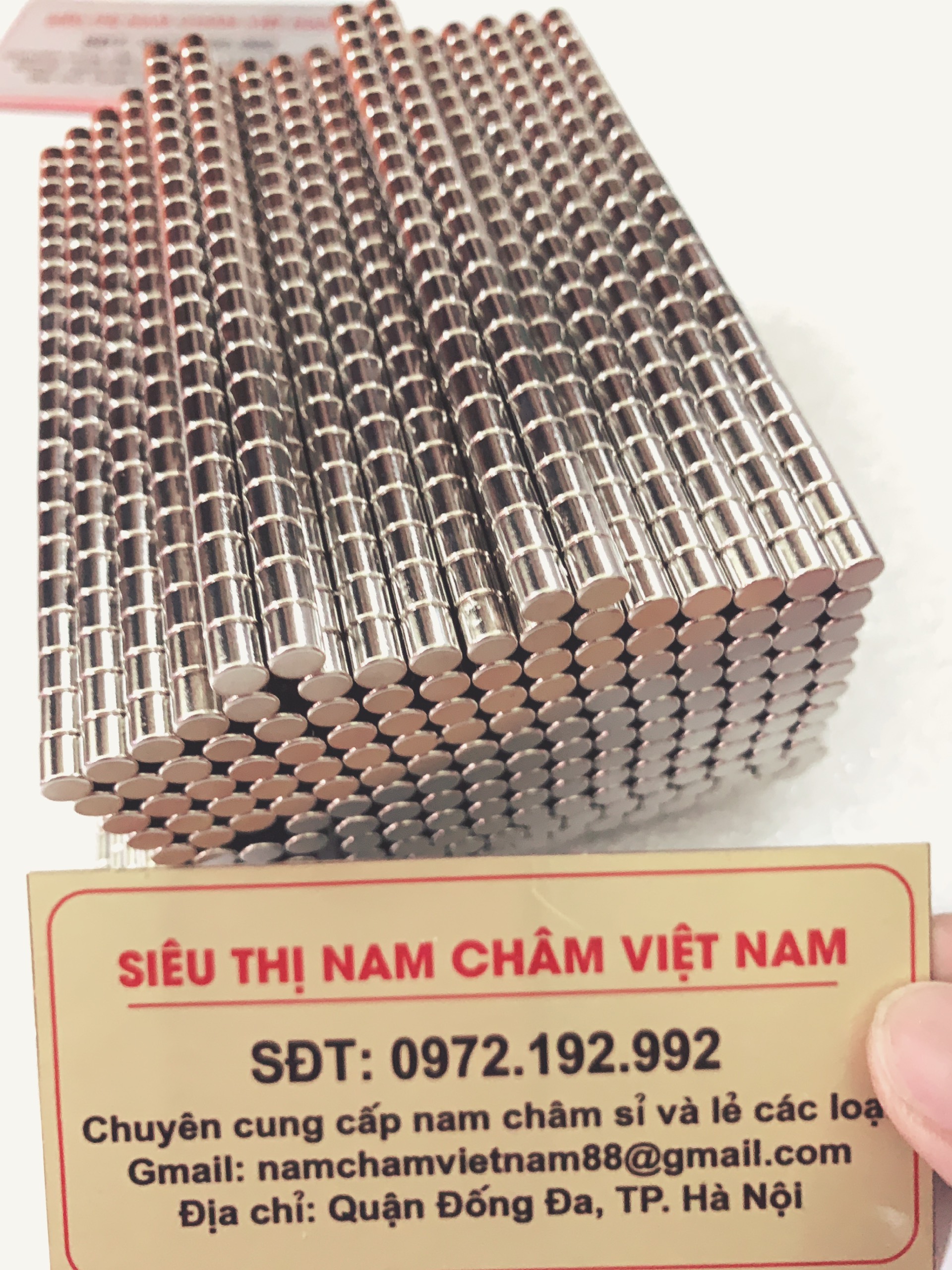 Combo 50 viên Nam châm đất hiếm 5x5mm