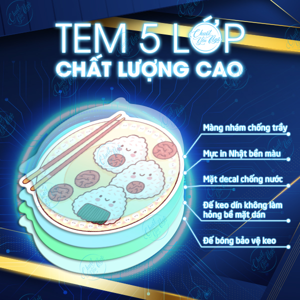 100 mẫu sticker hình dán Kawaii dễ thương