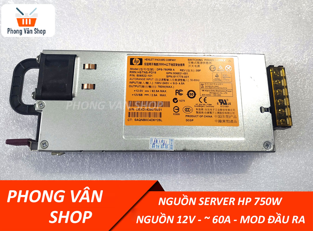 Nguồn server HP 750w 12v-60a