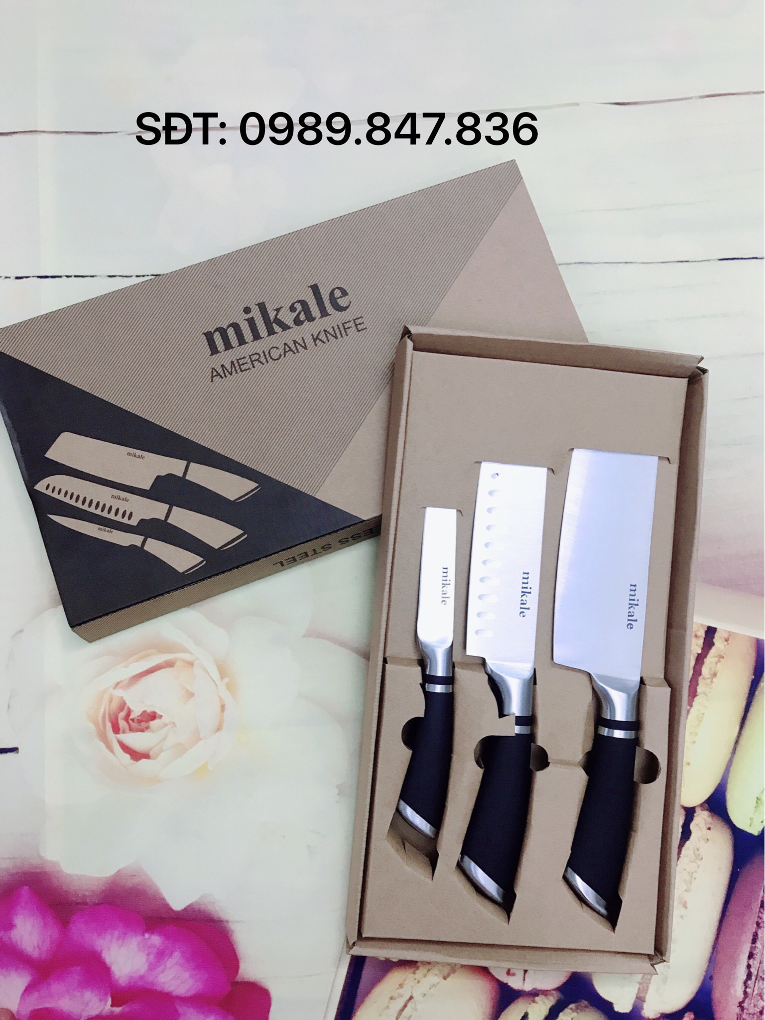 Set 3 dao làm bếp MIKALE Nhật Bản