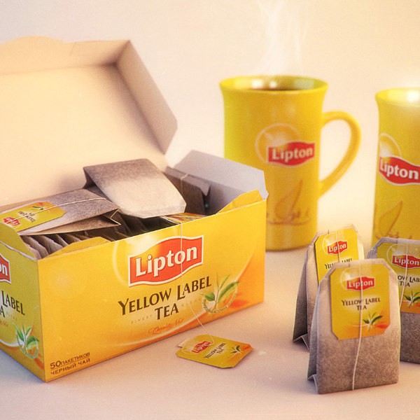 Trà Túi Lọc Lipton 50g(25 túi trà x 2g)