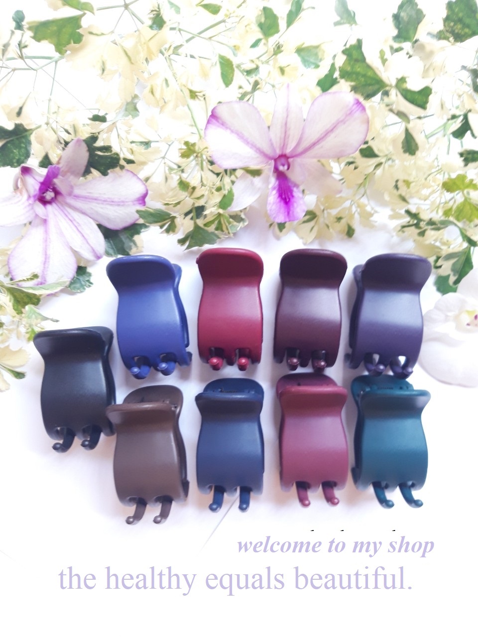 Lố 5 Cái kẹp Tóc nhám 5r ( nhựa tốt, bền, khó gãy).