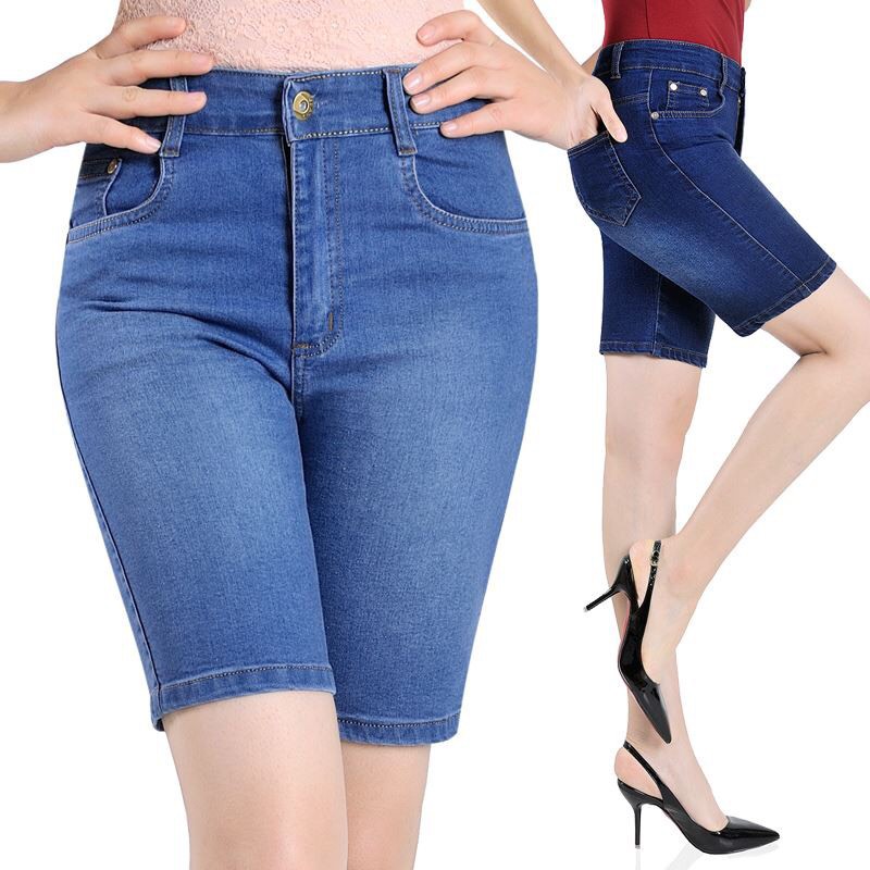 Quần jean nữ ngố co giãn thời trang cao cấp