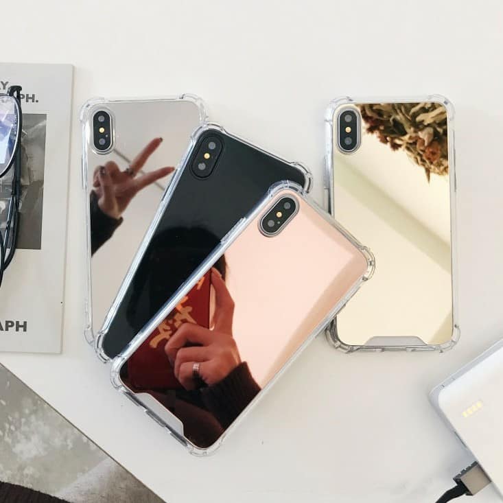 Ốp Lưng Iphone Tráng Gương Chống Shock