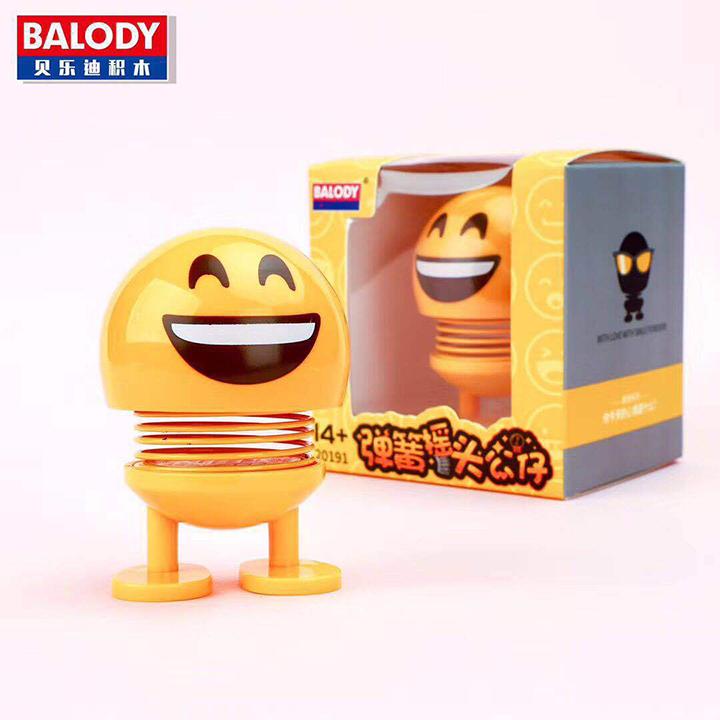 ( Mua 5 tặng 1 ) ĐƯỢC CHỌN MẪU - Lật Đật Icon Emoji Lò Xo Nhún Đồ Chơi Xả Stress