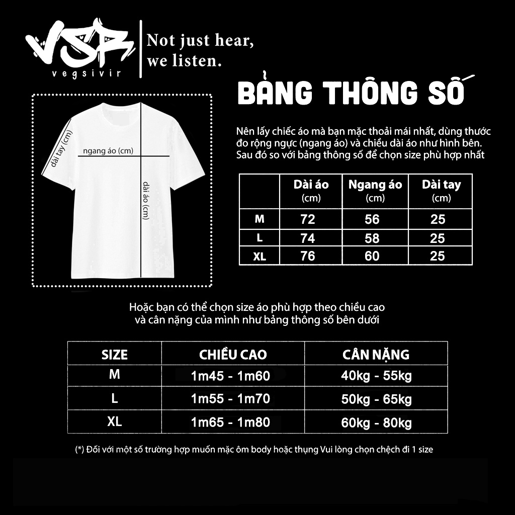 Áo thun cotton VEGSIVIR - LINE