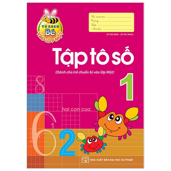 Fahasa - tủ sách bé vào lớp 1 - tập tô số