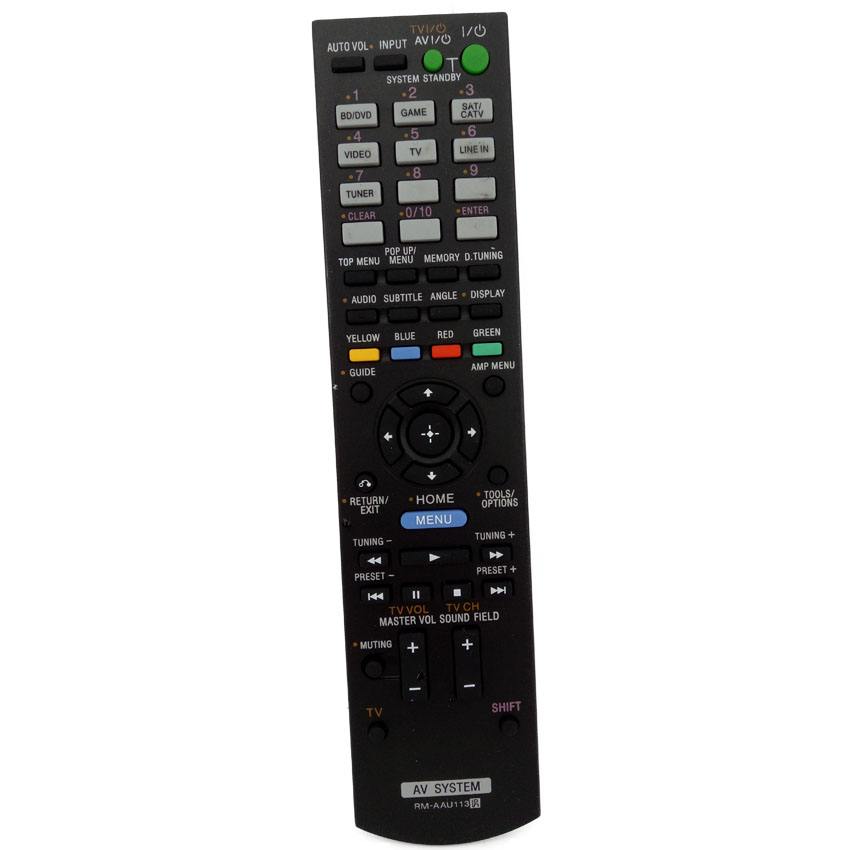 New replacment rm-aau113 for sony av system remote control rm-aau072 str-dh830 fernbedienung