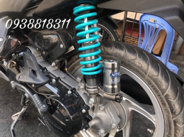 Phuộc Nitron bình dầu cho Vario - Click - Vision tăng chỉnh thật