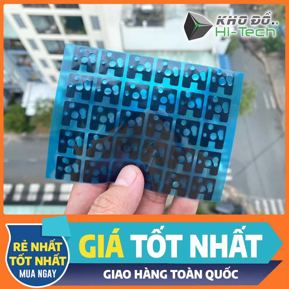 10 Miếng đệm Switch Foam chất liệu Poron IXPE EVA dày 0.5mm giảm thiểu âm thanh switch bàn phím cơ