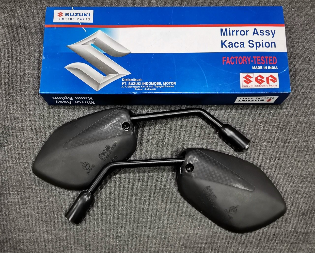 Cặp kiếng xe Sachia- Raider fi của Suzuki gắn cho mọi xe.