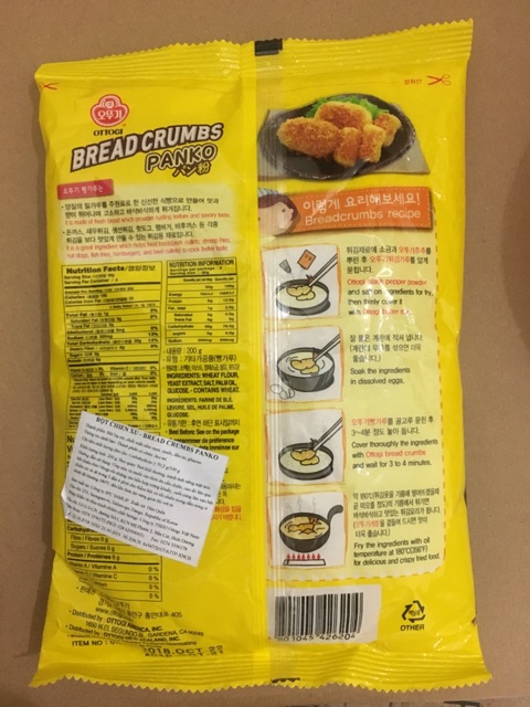 Bột chiên xù Panko Ottogi gói 200g