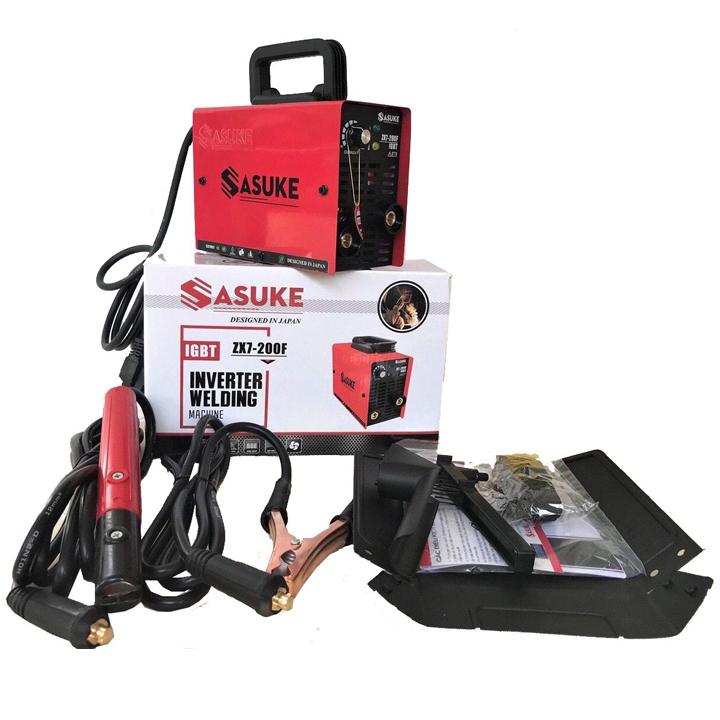 Máy Hàn Mini SASUKE ZX7-200F Hàn Điện Tử -Công nghệ Nhật Bản-Chuyên que 2.5ly-Đầy đủ phụ kiện-Bảo hành 12 tháng