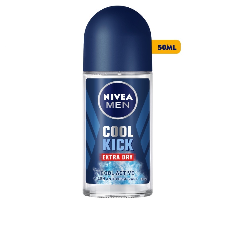 Lăn ngăn mùi NIVEA MEN Cool Kick Mát Lạnh 50ml