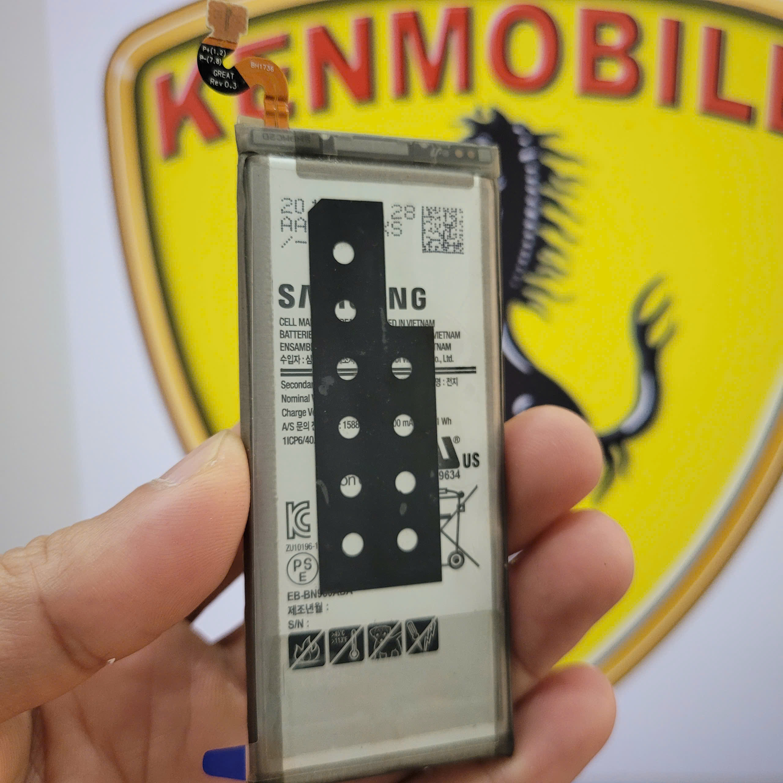 Pin ZIN SS Model N950 Tương Thích Note 8 (bảo hành 3 tháng)