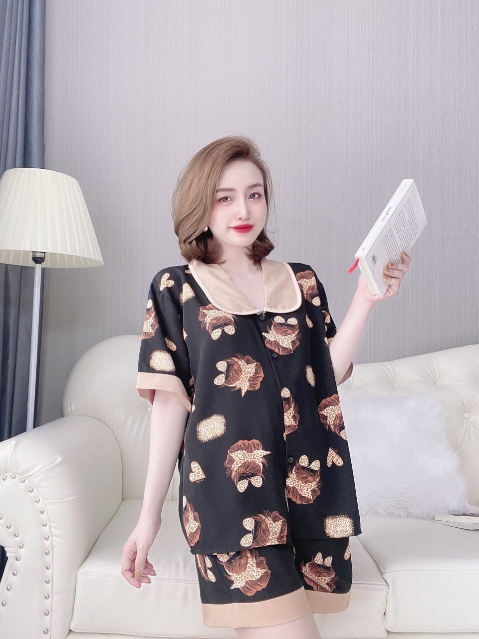 [HCM]Set Lụa 100D Cao Cấp ( dưới 70kg) - Mẫu Mặc Ảnh Thật