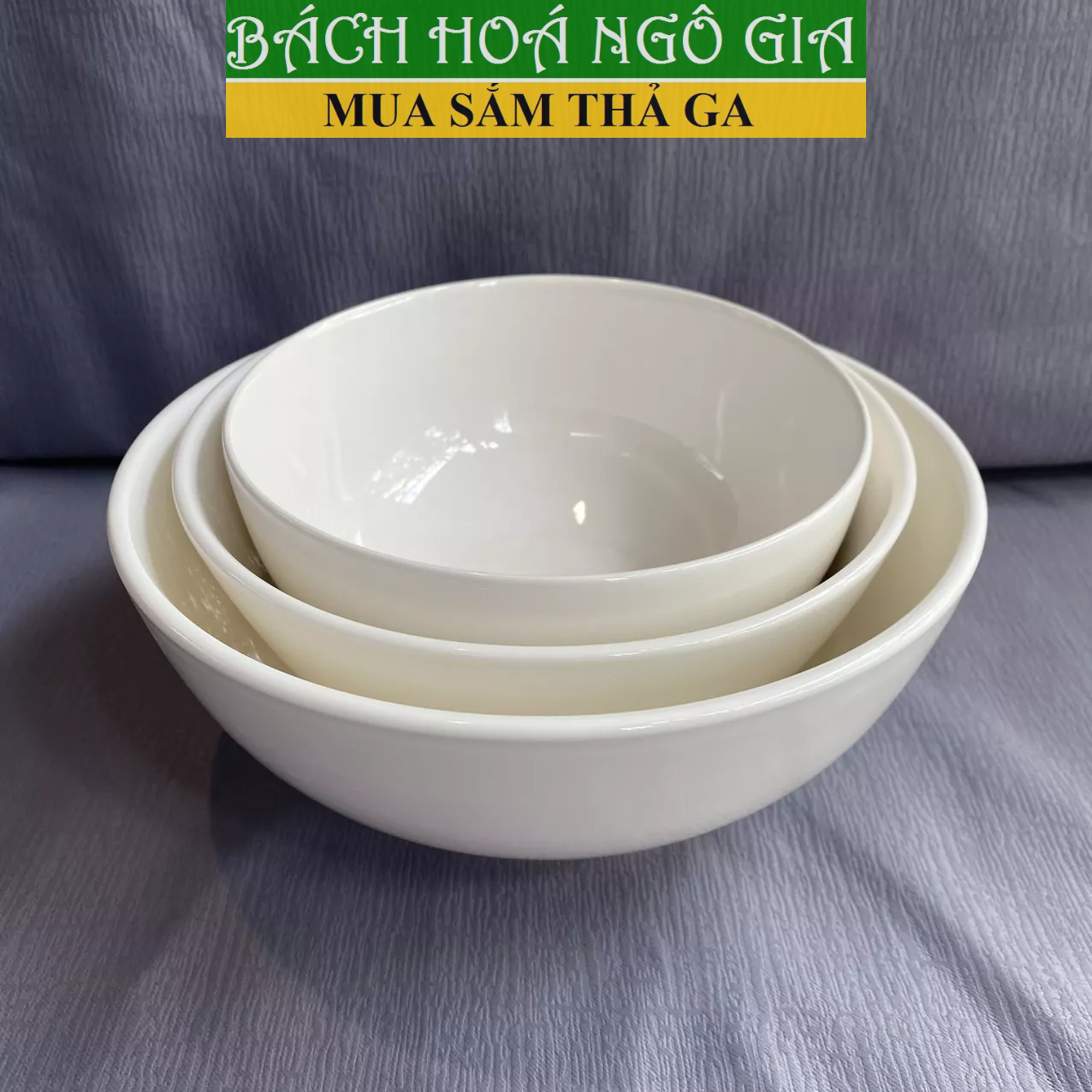 BỘ CHÉN TÔ DĨA TRẮNG lẻ món- bộ bàn ăn (chén ăn cơm, tô 3 size, dĩa 5 size)
