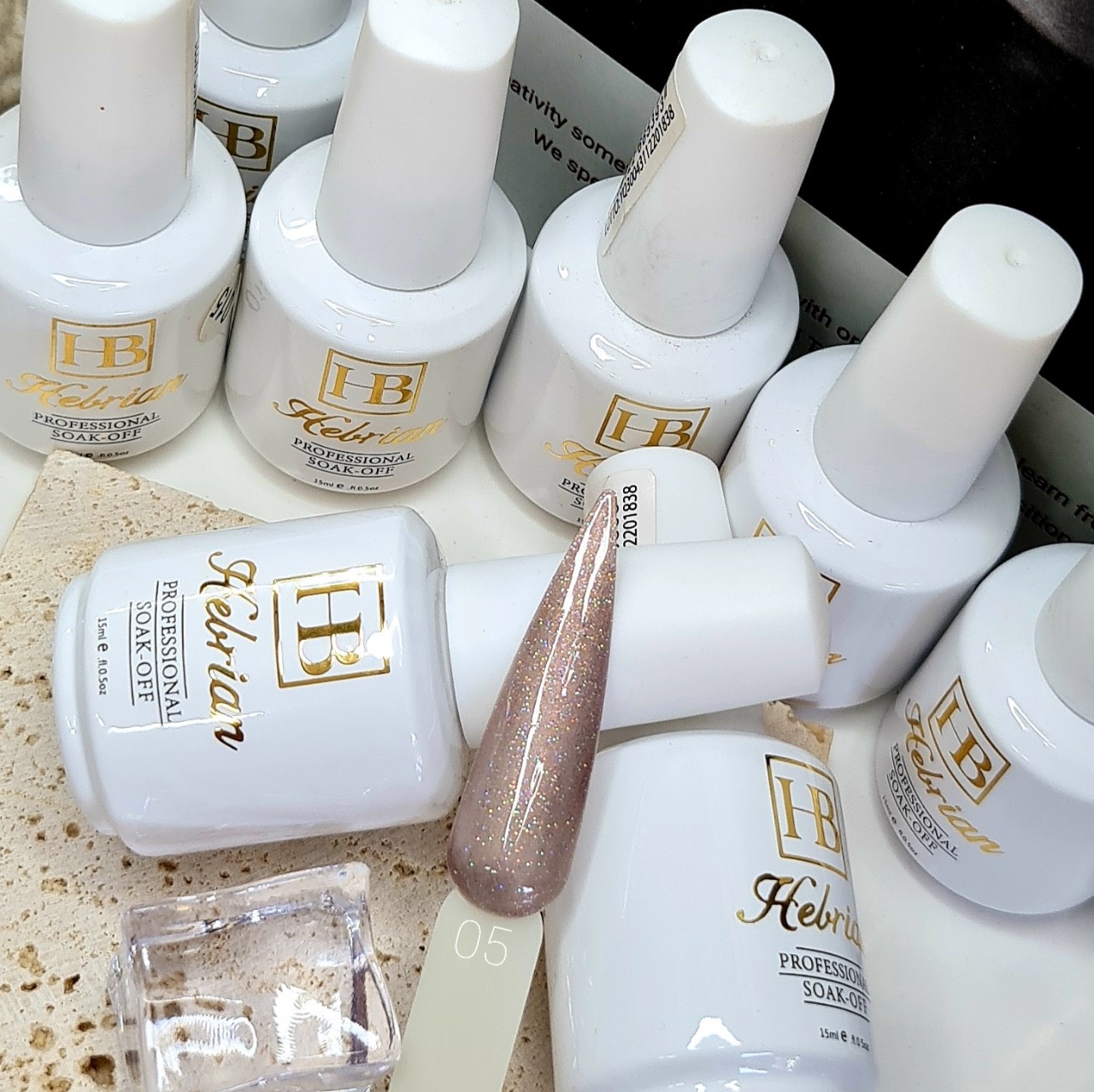 Sơn Gel HB Hàn Quốc Giả Bột 15ml