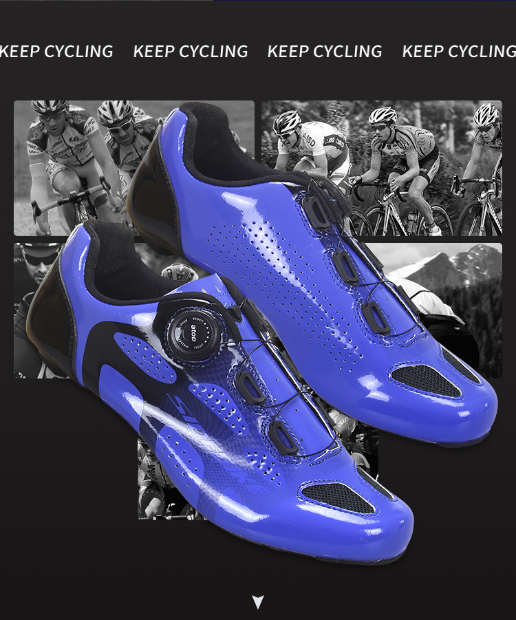Giày Đạp Xe Side Bike SD015 Pro Rd Blue