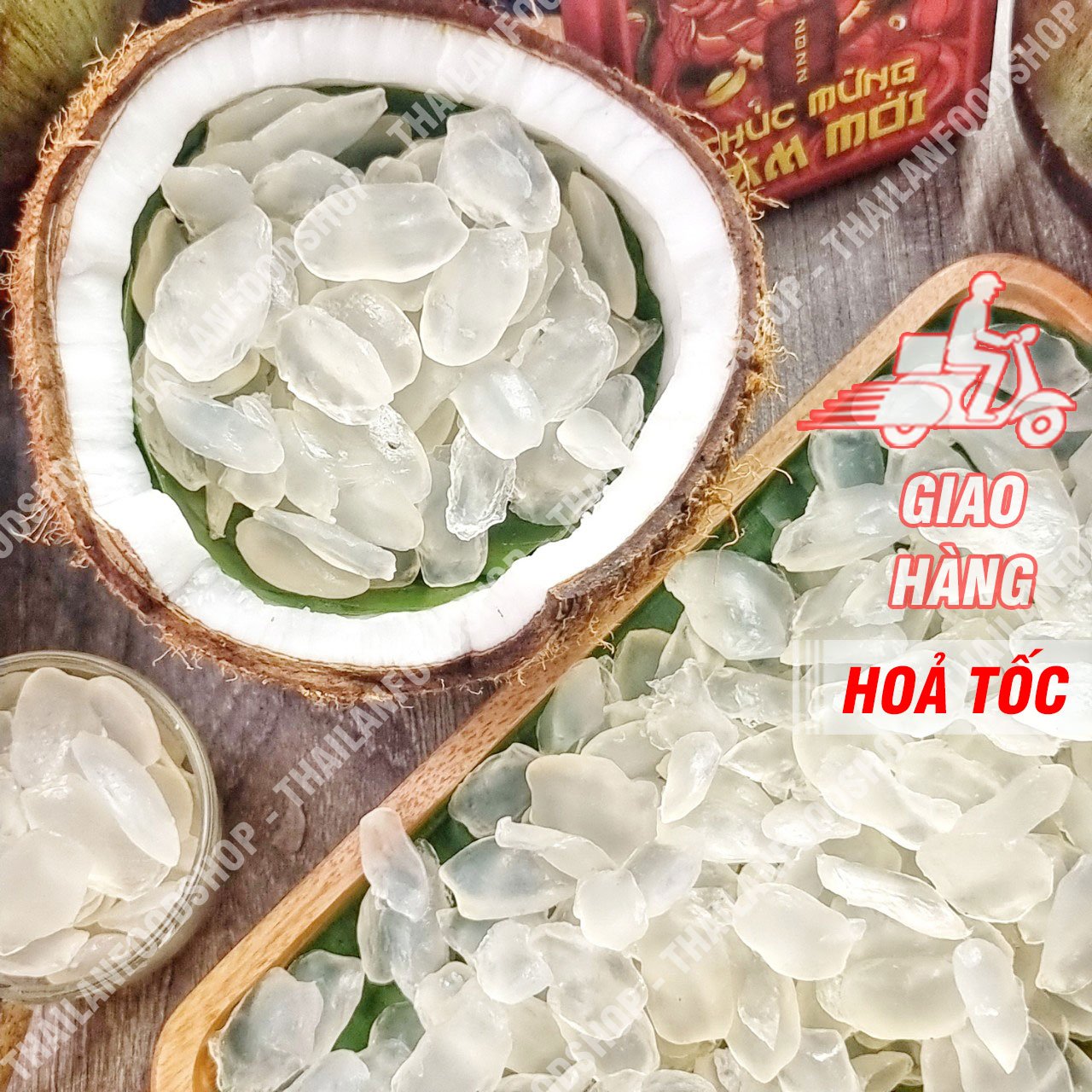 Thốt Nốt Sấy Dẻo Không Đường - Lon 200gr