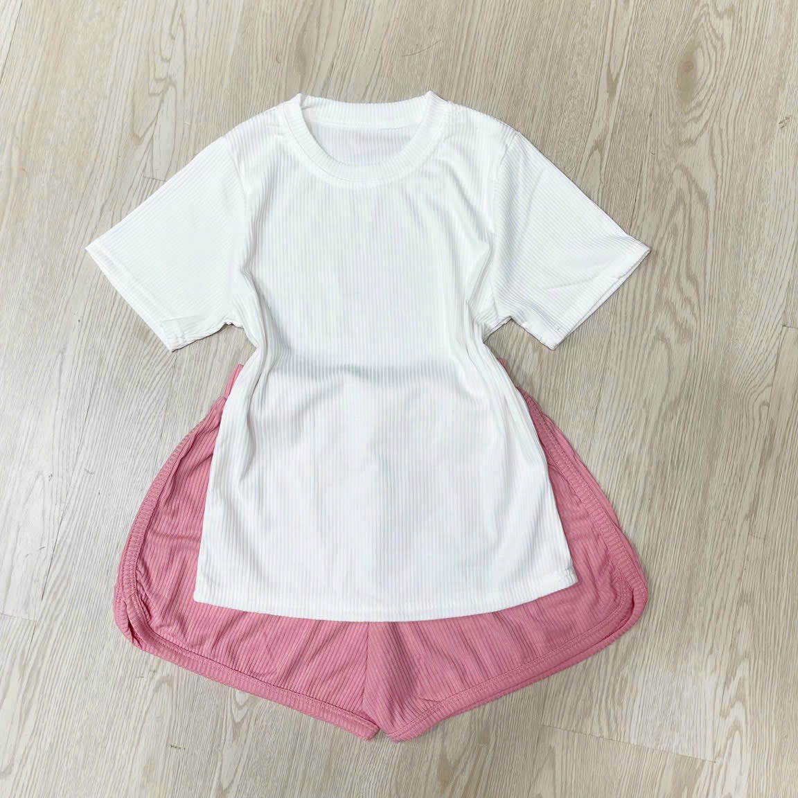 (free ship)Sét bộ thun mùa hè phom dưới 55kg.