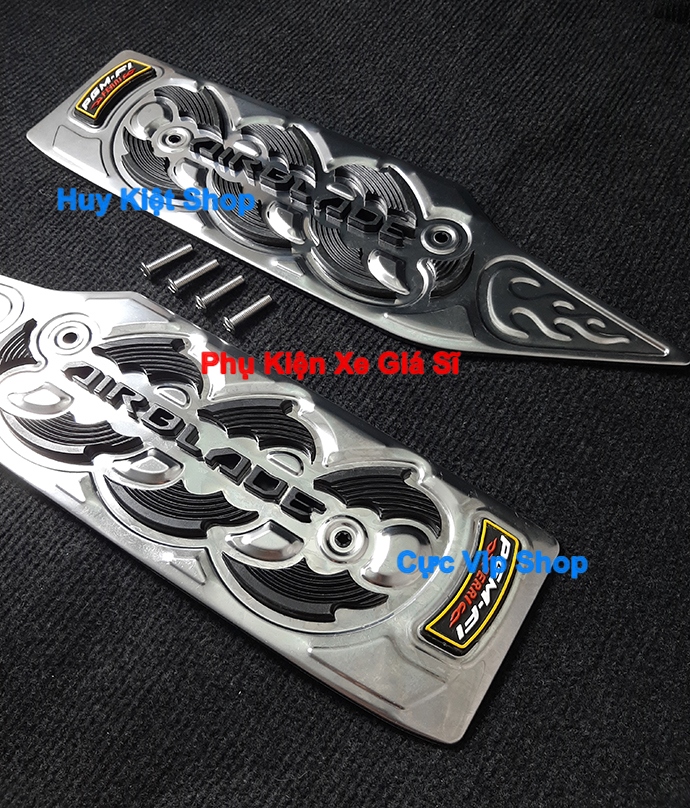 Thảm Lót Chân AirBlade 2011, 2012 INOX (Tặng Kèm Ốc) MS2442