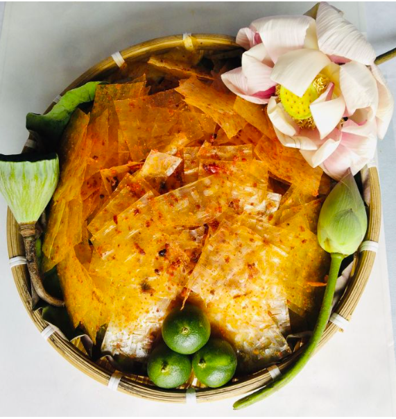 500g bánh tráng miếng long an thơm ngon