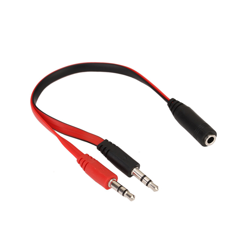 Cáp gộp tai nghe và mic ra jack 3,5mm