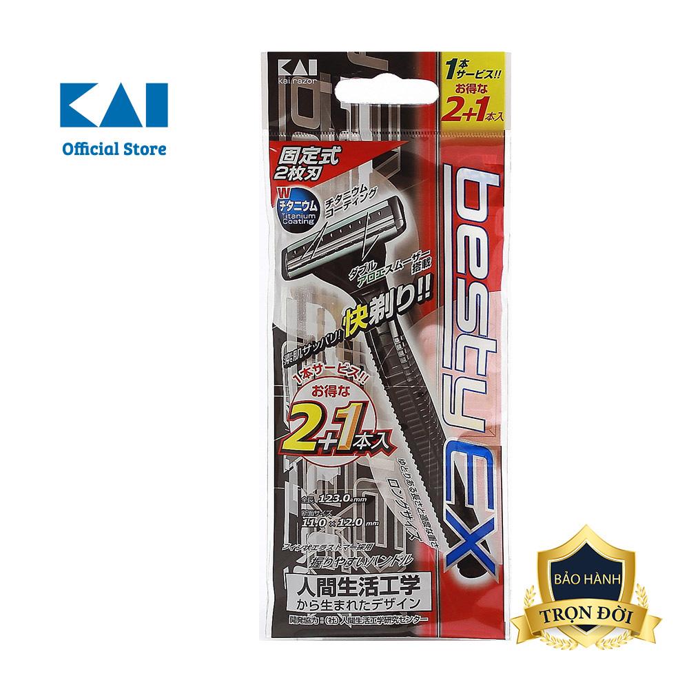 Dao cạo râu cao cấp nhật besty ex 2 blade/2+1