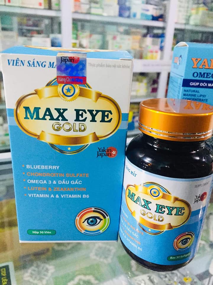Viên uống bổ mắt, sáng mắt Max eye gold