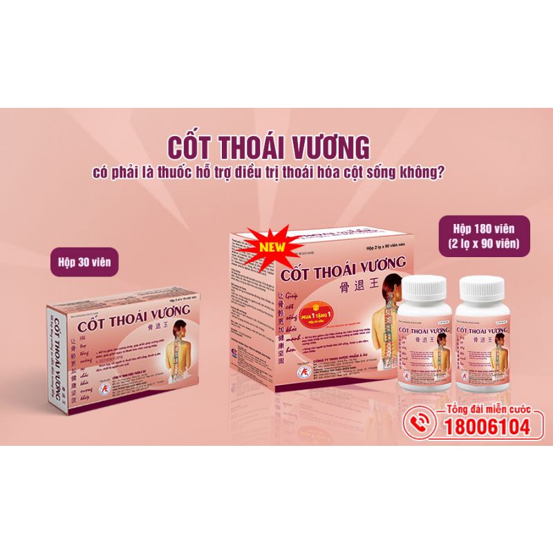 Cốt Thoái Vương - Giúp cột sống khỏe mạnh hơn